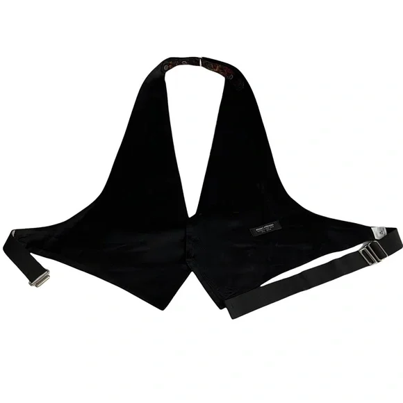 Brooks Brothers All Silk 100% Mens Burgundy Vest Size M - Picture 2 of 12